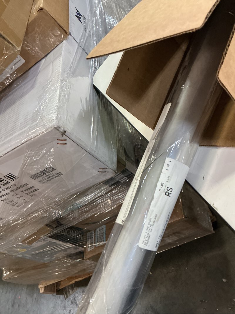 Condition photo showing As Is for round clear table protector, 42 inch, 1.5mm thick, scratch resistant, modern style, perfect for dining room, coffee table clear 1.5mm 42" round