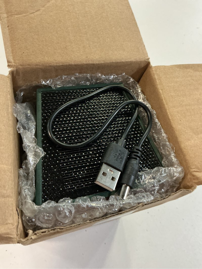Condition photo showing Good Condition for hulppre solar outdoor motion sensor alarm-dog barking or gunshot sound,support recording&±volume,130db loud noise maker,3 work modes strobe light with usb,say goodbye to the intruders