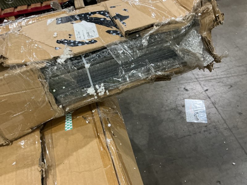 Condition photo showing Good Condition for navepoint 45u 2 post open frame server rack for 19 inch equipment, av, networking, data & it devices, 2-post rack 45u 881lbs weight capacity, black 45u black