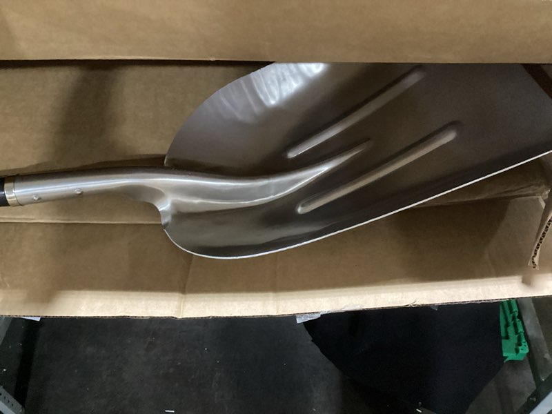 Condition photo showing Good Condition for Aluminum Snow Shovel Heavy Duty,45-Inch Fiberglass D-Handle,Large 14"x19" Scoop for Driveway,Ice and All Seasons,3.7lbs Lightweight Metal Shovel for Snow,Gardening,Farm