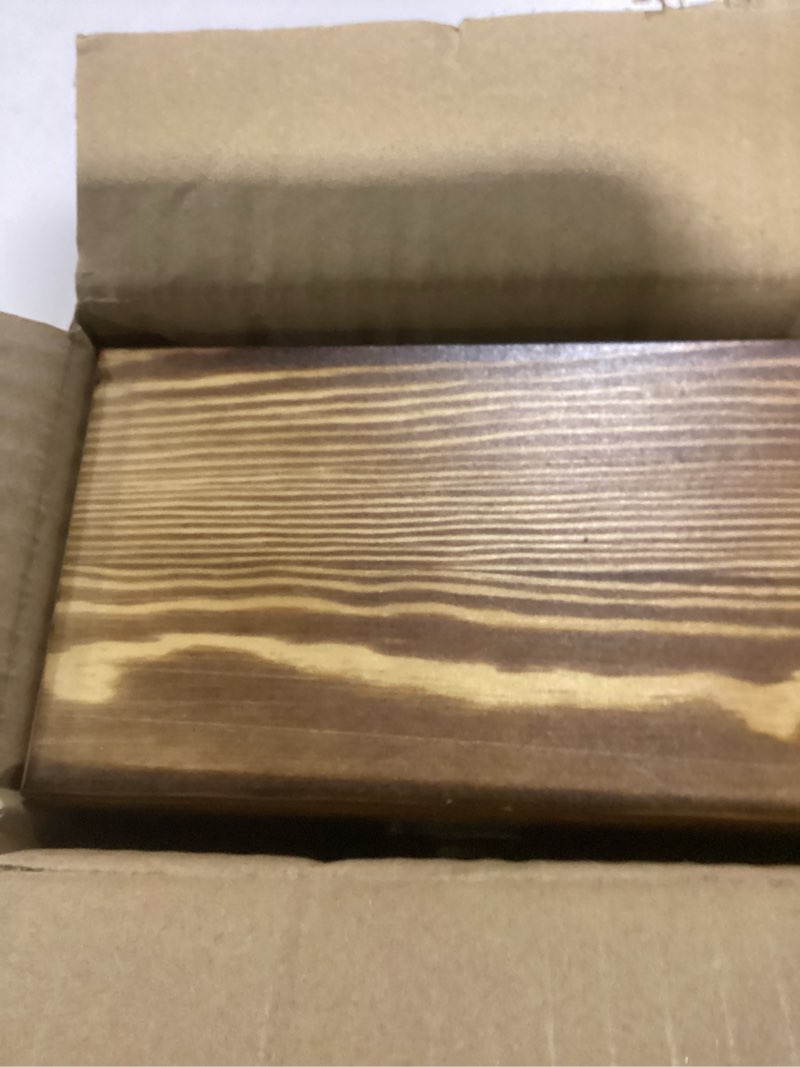 Condition photo showing New/Like New for MOBYKE Index Card Holder 3x5, wooden Origanizer Recipe Box with 100 PCS Flash cards, 30 White Dividers, 1 Blank Sticker and 1 Letter Sticker, Flashcard Notecard Holders for Home Office 3x5 colorful