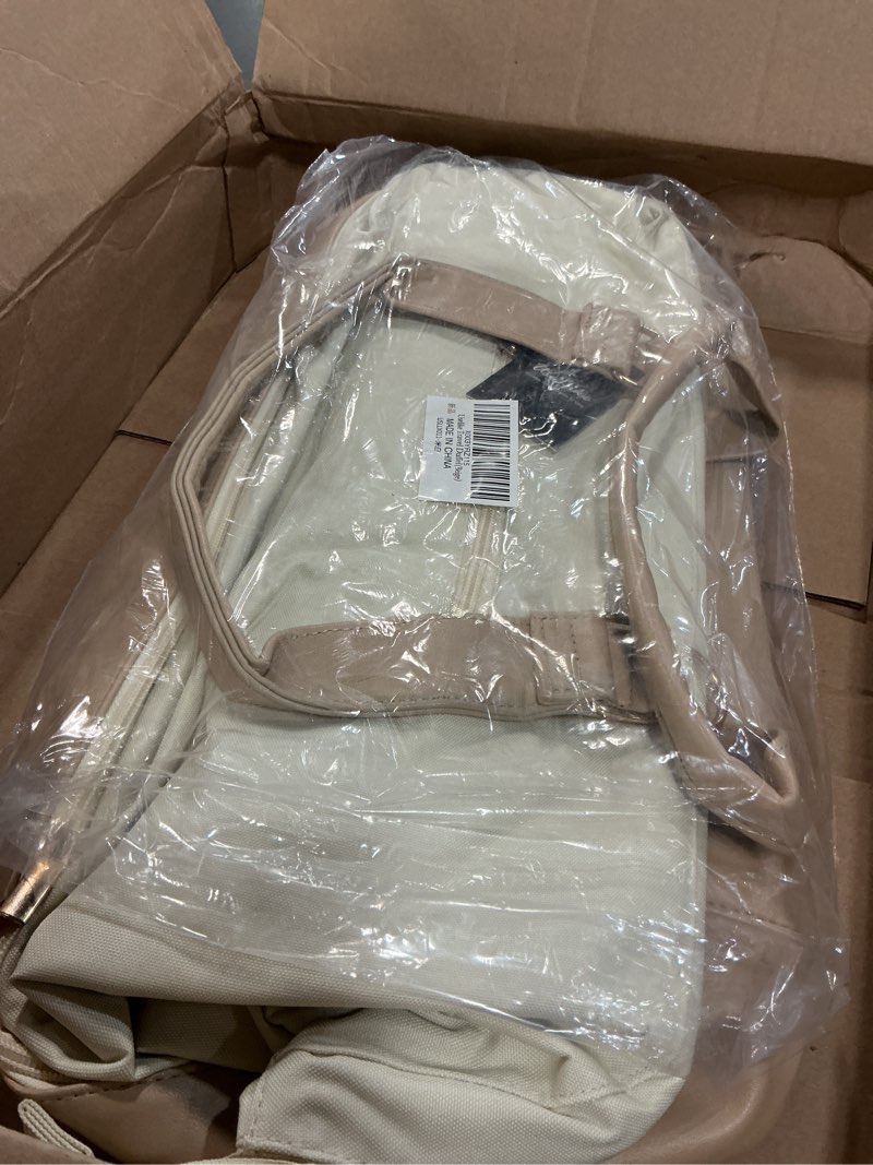 Condition photo showing Good Condition for weekender bags for women, large travel duffel bag with shoes compartment, carry on overnight tote bags with toiletry bag 45l-beige 45l