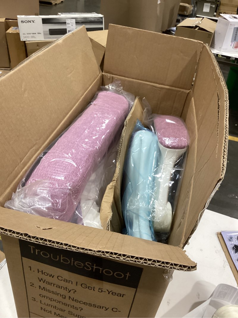 Condition photo showing Good Condition for Ergonomic Office Chair, High Back Mesh Desk Chair with Adjustable Lumbar Support & Headrest, Flip-up Armrest, Computer Task Chairs for Home and Executive Office (W-Purple)