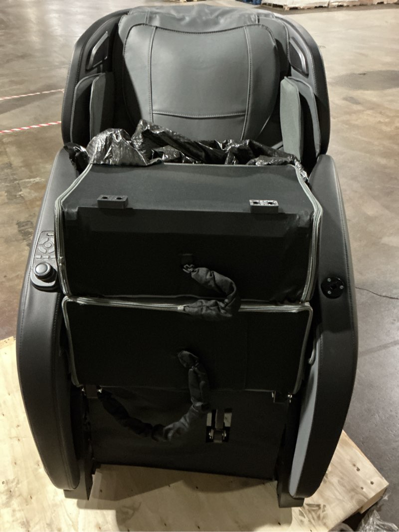 Condition photo showing As Is for Full Body Zero Gravity Shiatsu Massage Chair with Fully Assembled, LCD Screen, Shortcut Keys, USB Charging Port, Heat, for Loved Ones, Parents, Black