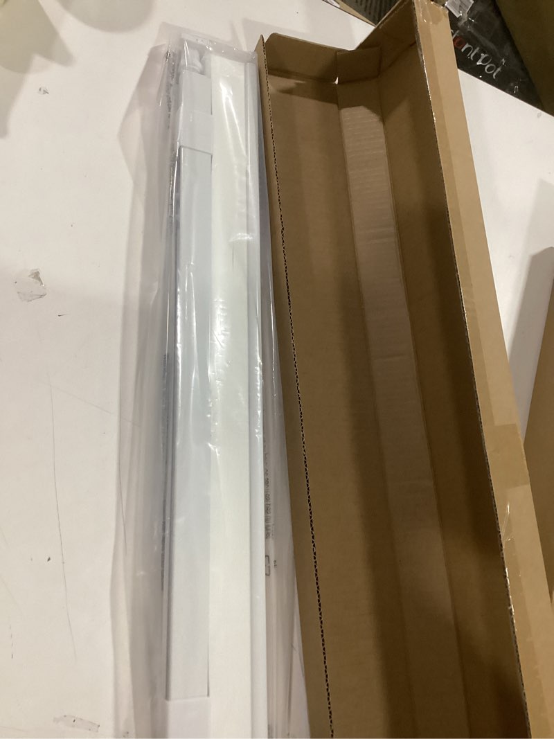 Condition photo showing New/Like New for LazBlinds Cordless Cellular Shades, No Tools No Drill Light Filtering Honeycomb Shades Pleated Blinds for Windows, 29'' W x 64'' H, White Light Filtering-white 29'' W x 64'' H
