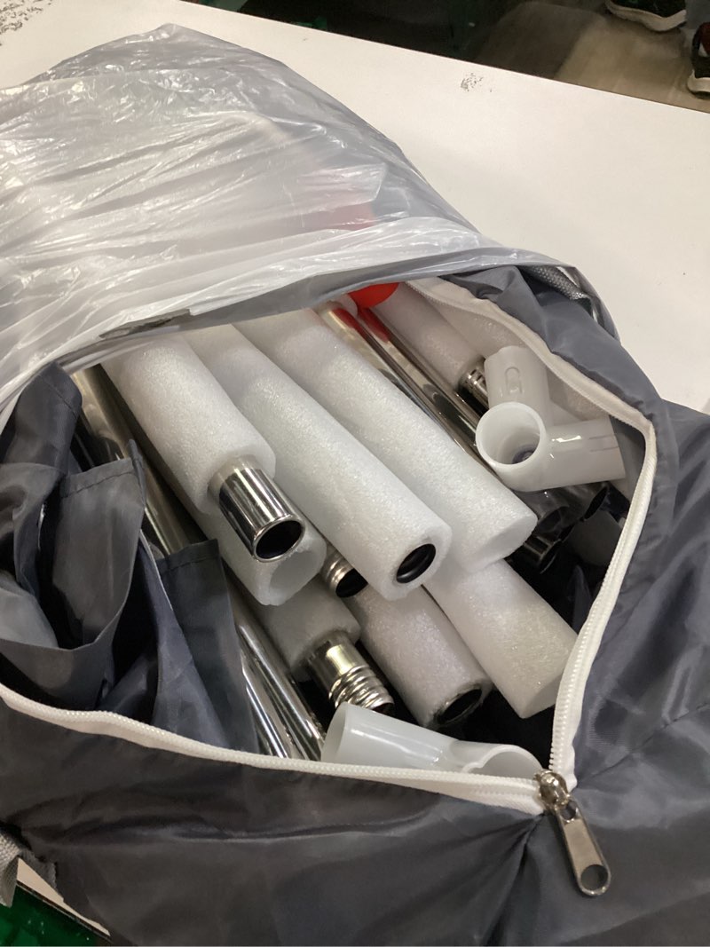 Condition photo showing As Is for Orian Baby Playpen Large Playpen for Babies and Toddlers, Oxford Fabric, Indoor & Outdoor Play Pen, 10 Colorful Balls, 4 Pull-Up Rings, Carry Bag (50x50)