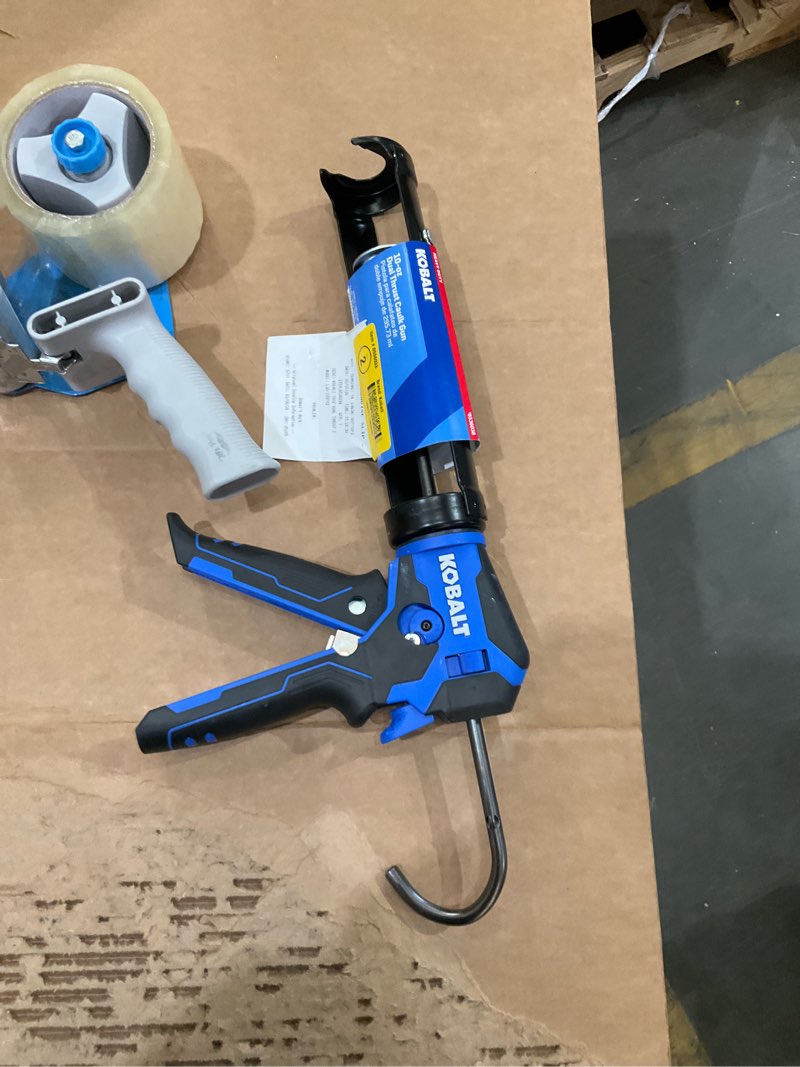 kobalt dual thrust 10 -oz anti-drip smooth rod caulk gun