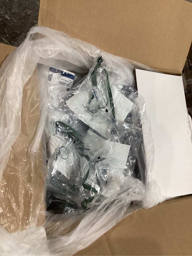 Condition photo showing New/Like New for dynarex 34020 tracheostomy mask with swivel tubing connector, adult, pack of 50