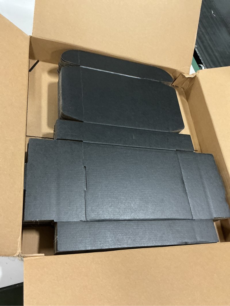 Condition photo showing New/Like New for 9x6.29x1.96" Small Shipping Boxes 30 Pack Cardboard Mailing Box for Shipping,Packing,Gift Packing,Small Business Packing (Black)