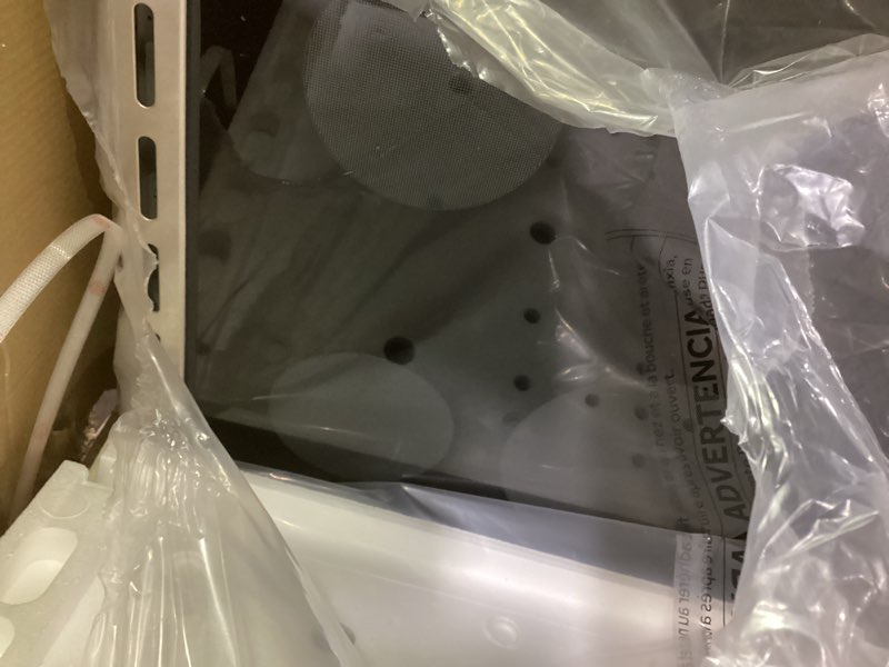 Condition photo showing Good Condition for posibble incomplete hardware.. rangaire rre241ts 24\" electric range oven with timer - stainless steel, infrared stove burners, true convection, easy reach racks