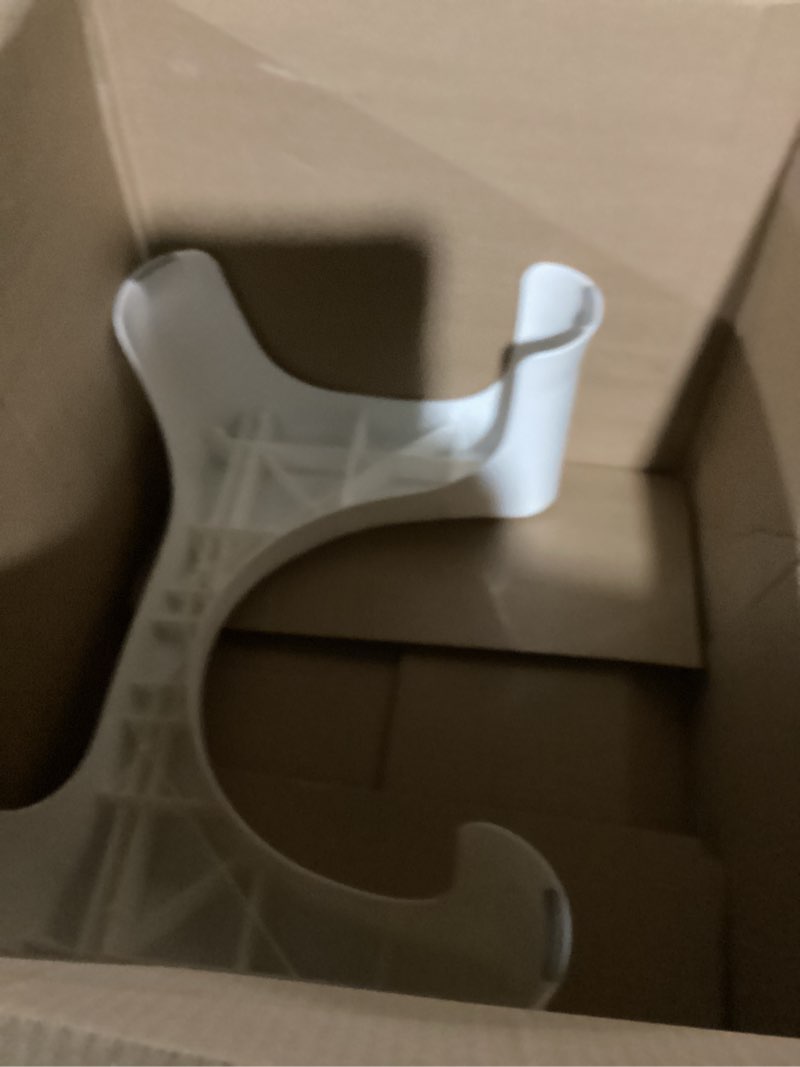 Condition photo showing As Is for Squatty Potty Simple Curve Bathroom Toilet Stool 7" White