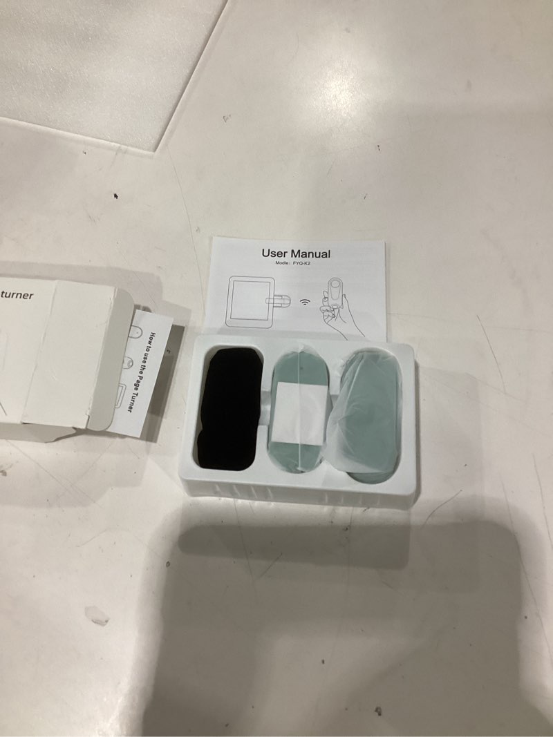 Condition photo showing Good Condition for [Case-Friendly] Page Turner for Kindle Paperwhite Oasis Kobo eReaders, Camera Camcorder Remote Controls, Page Turner Clicker for ipad Tablets Reading Novels with Wrist Strap Storage Bag Green Matcha Green
