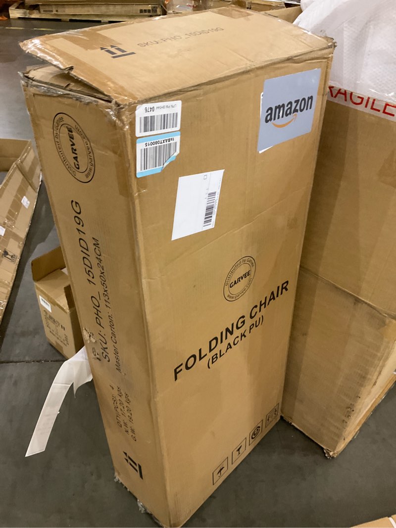 Black folding chair set of 4