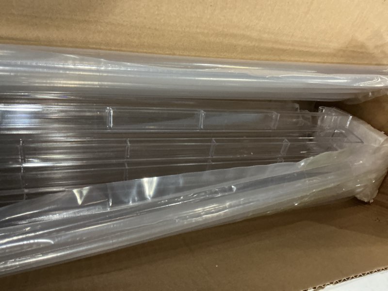 Condition photo showing Good Condition for Mahjong Racks with Pushers 4 Pcs, Mahjong Accessories Mah Jongg Tile Pusher Set Assisting Your Game, Durable One-Piece Rack Making Your Game Easy (Transparent)
