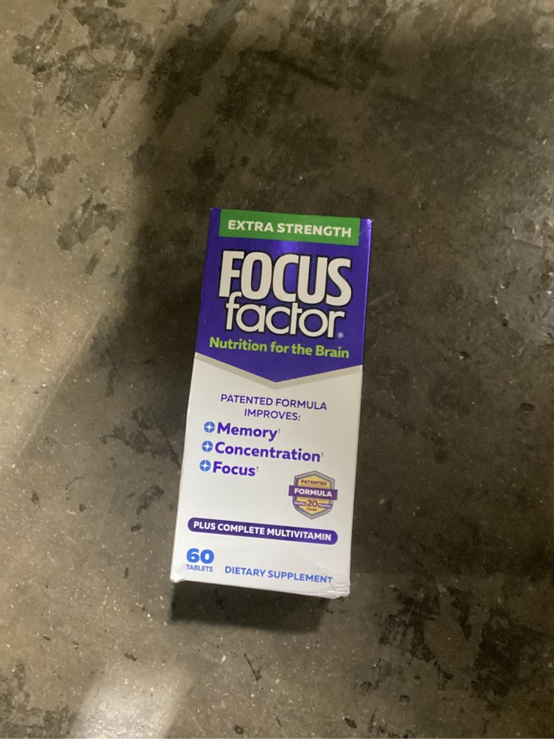 Focus Factor Extra Strength Tablets for Brain Health, 60 Ea, 60Count