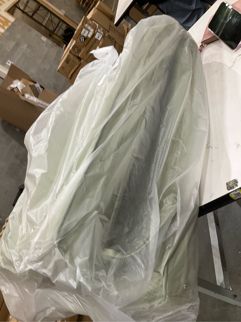 Condition photo showing As Is for Outdoor Bench Cushion 60 X 18 X 3.5 Inch Thick Waterproof Patio Furniture Cushions, Patio Porch Swing Replacement Seat Pad with Tie Straps and Anti-Slip, for Backyard Garden, Light Green