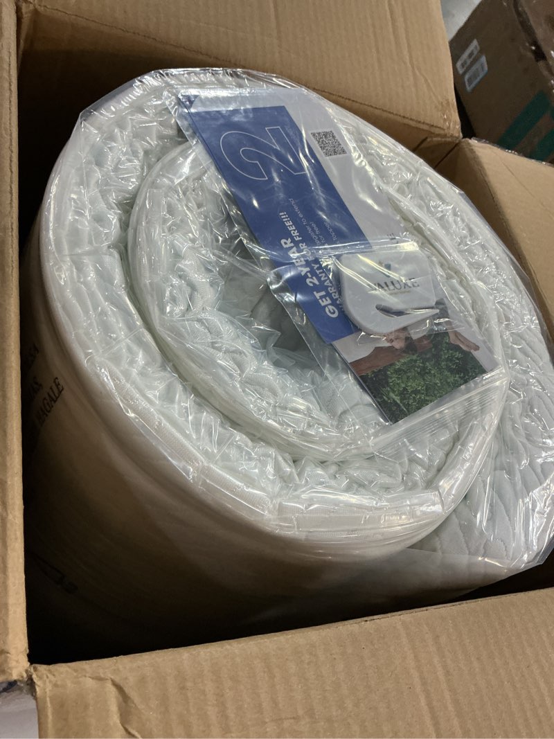 Condition photo showing New/Like New for 3 Inch Gel Memory Foam Mattress Topper Full Size High Density Cooling Pad Pressure Relief Bed Topper (with Removable & Washable Bamboo Cover) Full 3 Inch White