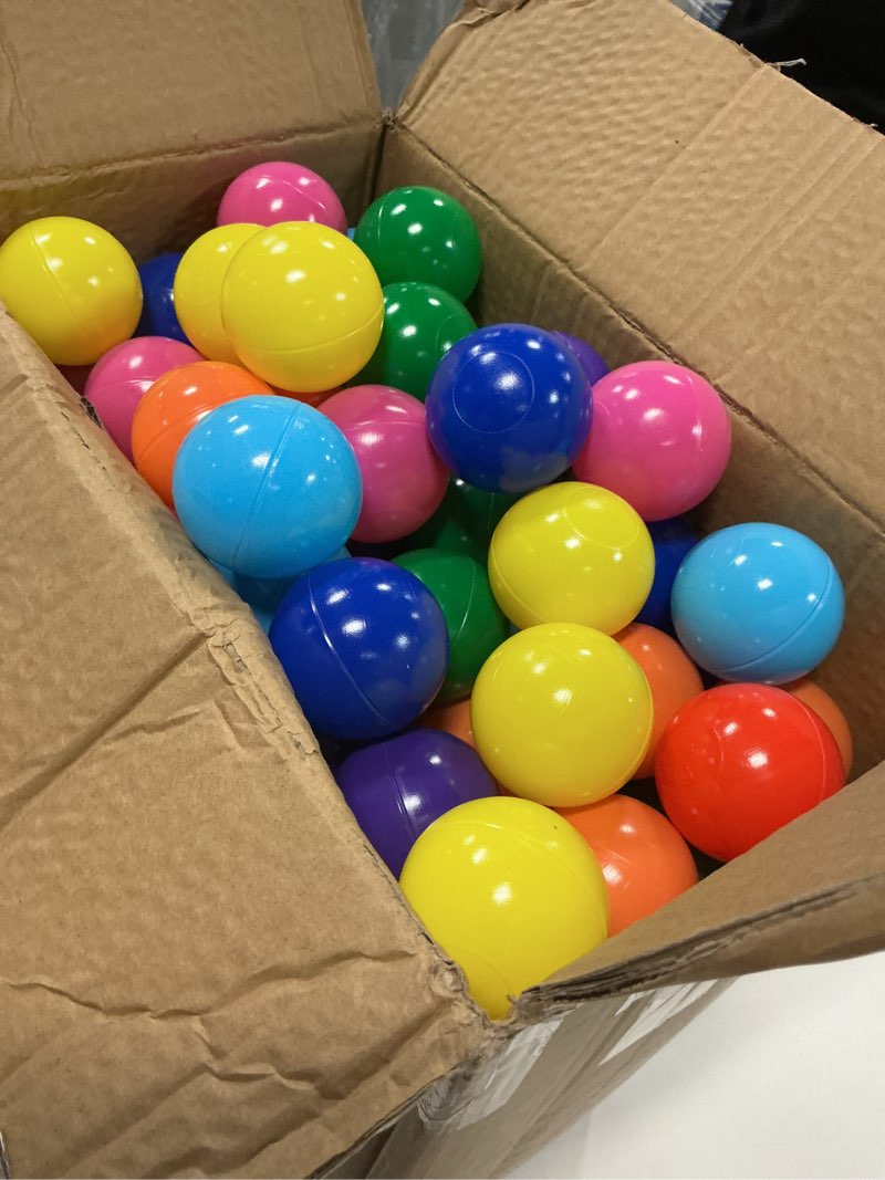 Condition photo showing Good Condition for Playz Soft Plastic Mini Ball Pit Balls 200 Count - w/ 8 Vibrant Colors - Crush Proof, No Sharp Edges, Non Toxic, Phthalate & BPA Free for Baby Toddler Ball Pit, Play Tents & Tunnels Indoor & Outdoor