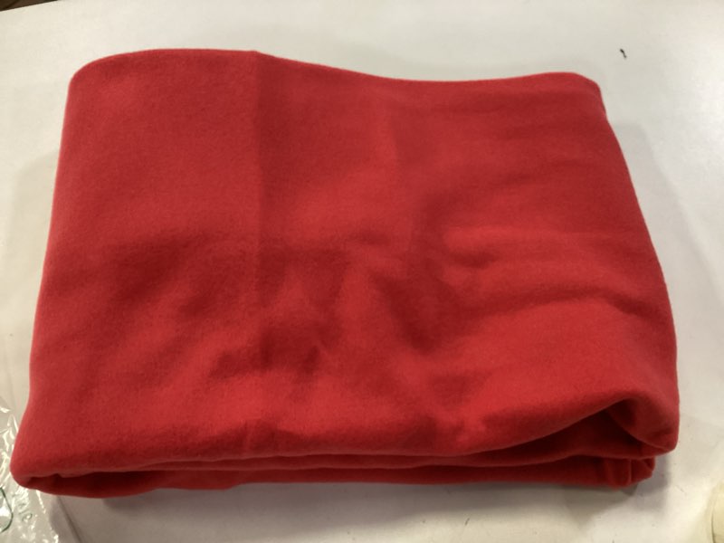 Condition photo showing Good Condition for Trail maker 80x60 Fleece Throw Blanket Large Hypoallergenic Throw for Twin Bed, Couch, Livingroom, Chair Throw Cover (Red) (similar item)