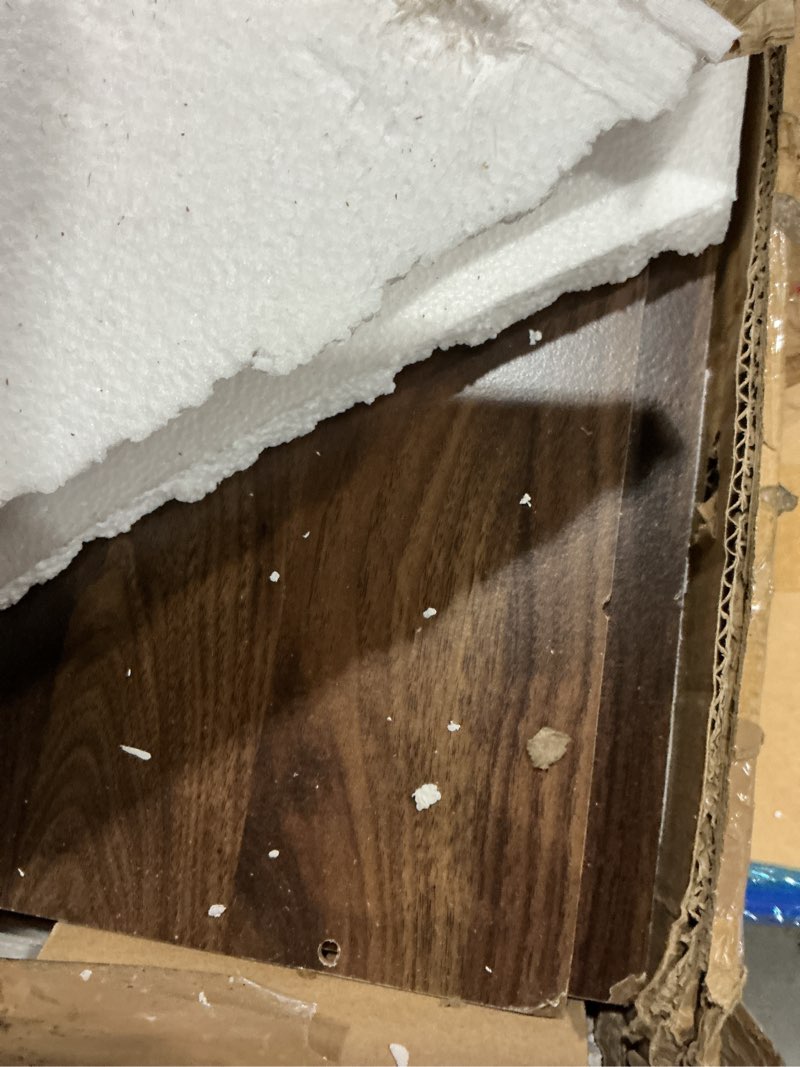 Condition photo showing Good Condition for IOTXY Open Cube Low Bookcase - 3-Tier Freestanding Storage Display Cabinet Organizer with Legs for Home Office, 11-Cubes Open Shelf Short Bookshelf, Walnut 3-Tier 11-Cubes Walnut