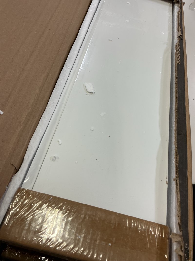 Condition photo showing Good Condition for shario nursery book shelves, 4-pack white floating shelves for wall kids, scalloped shelves, wall book shelves for bedroom kids, toddler room, baby room, nursery decor (white, 36 inches) 36 inches white