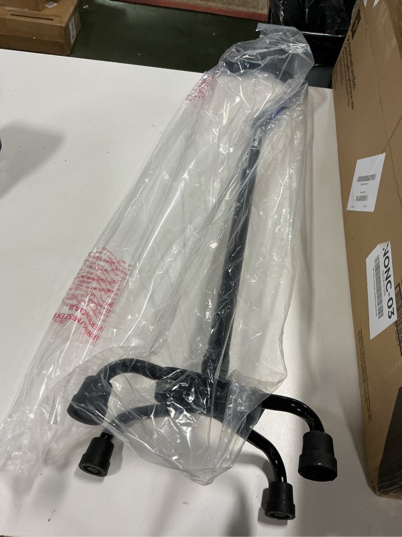 Condition photo showing Good Condition for Medline Aluminum Quad Cane with Small Base for Balance, Knee Injuries, Leg Surgery Recovery & Mobility, Portable, Lightweight Walking Aid for Seniors & Adults