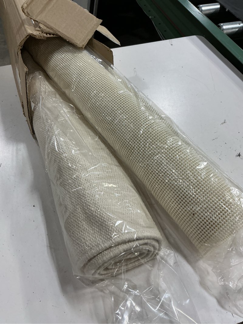 Condition photo showing New/Like New for live well 360 handmade organic cotton yoga mat - non-toxic, chemical-free and all natural cloth yoga mat - exercise, workout, & fitness rug - woven material - absorbent & washable - 78" x 27" natural cotton
