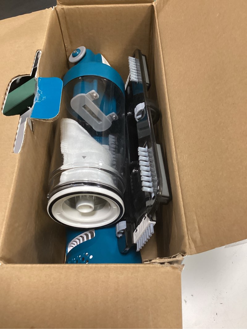 Condition photo showing As Is for project source 11-in handheld pool vacuum