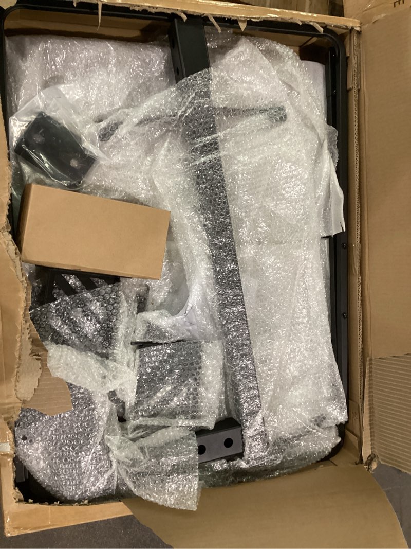 Condition photo showing Good Condition for foldable hitch mount cargo carrier basket 56" x 24" x 7" for 2 inch hitches receiver, 500 lbs capacity, easy folding?hitch & arm tightener anti rattle, trailer pin lock