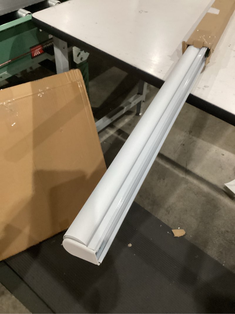 Condition photo showing Good Condition for chrisdowa cordless blackout roller shades for windows, thermal insulated uv protection pull down shades, total blackout window blinds for home, office, bedroom, door (58" w x 72" h, white) 58"w x 72"h white
