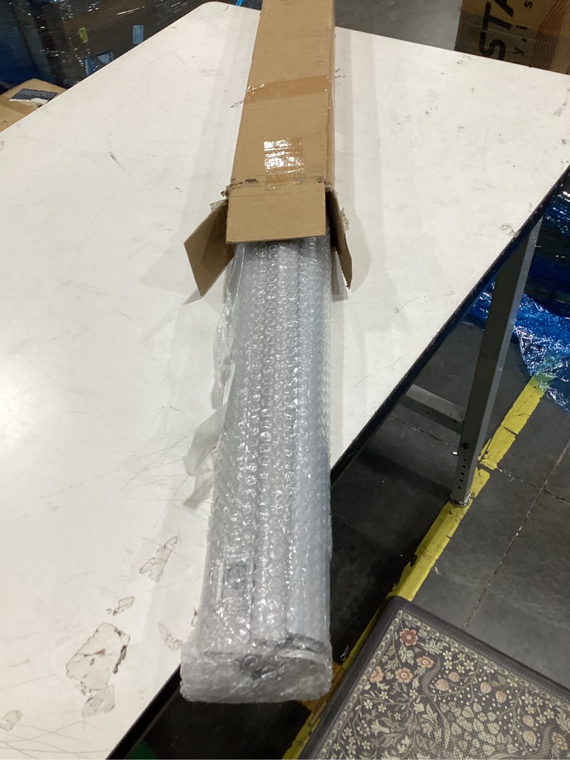 Condition photo showing Good Condition for hestia no drill cordless blackout roller shades screwless waterproof shower window blinds, auto-retraction easy install blind for bathroom/kitchen/office/exterior, grey, 54.5" w x 72" h 54.5"w x 72"h mist gray