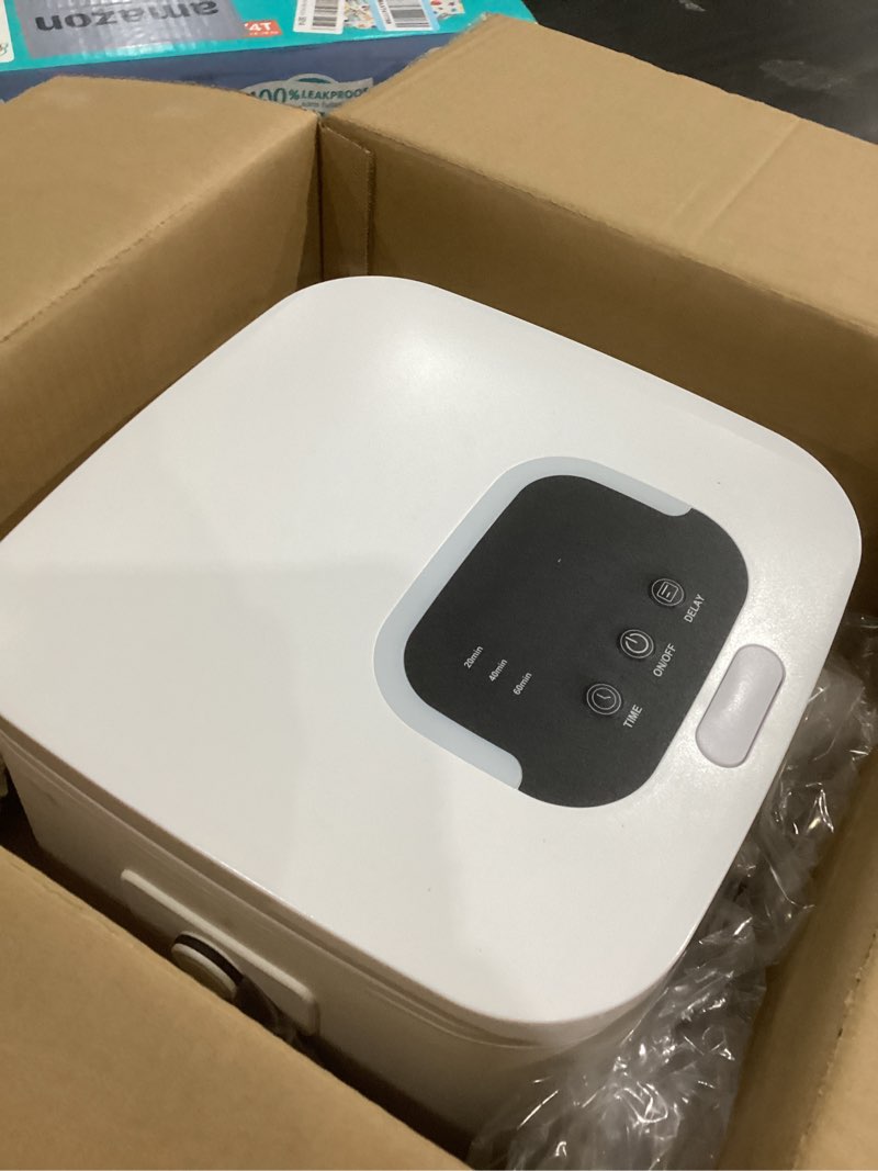 Condition photo showing Good Condition for WEILAIANTIAN Towel Warmer,Towel Warmer for Bathroom,Adjustable Heat Timer (20/40/60 Minutes),Towel Warmers with Leather Strap Handle & Child Safety Lock, Perfect for Towels, Bathrobes,Blankets White