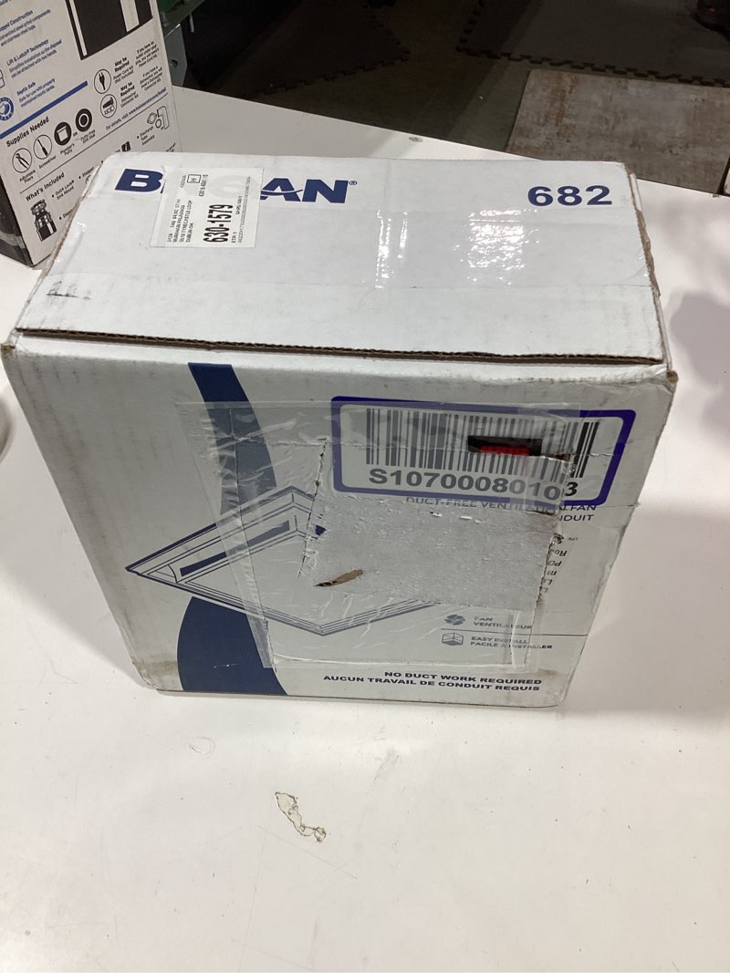 Condition photo showing Good Condition for broan-nutone 0 cfm duct free ceiling exhaust fan