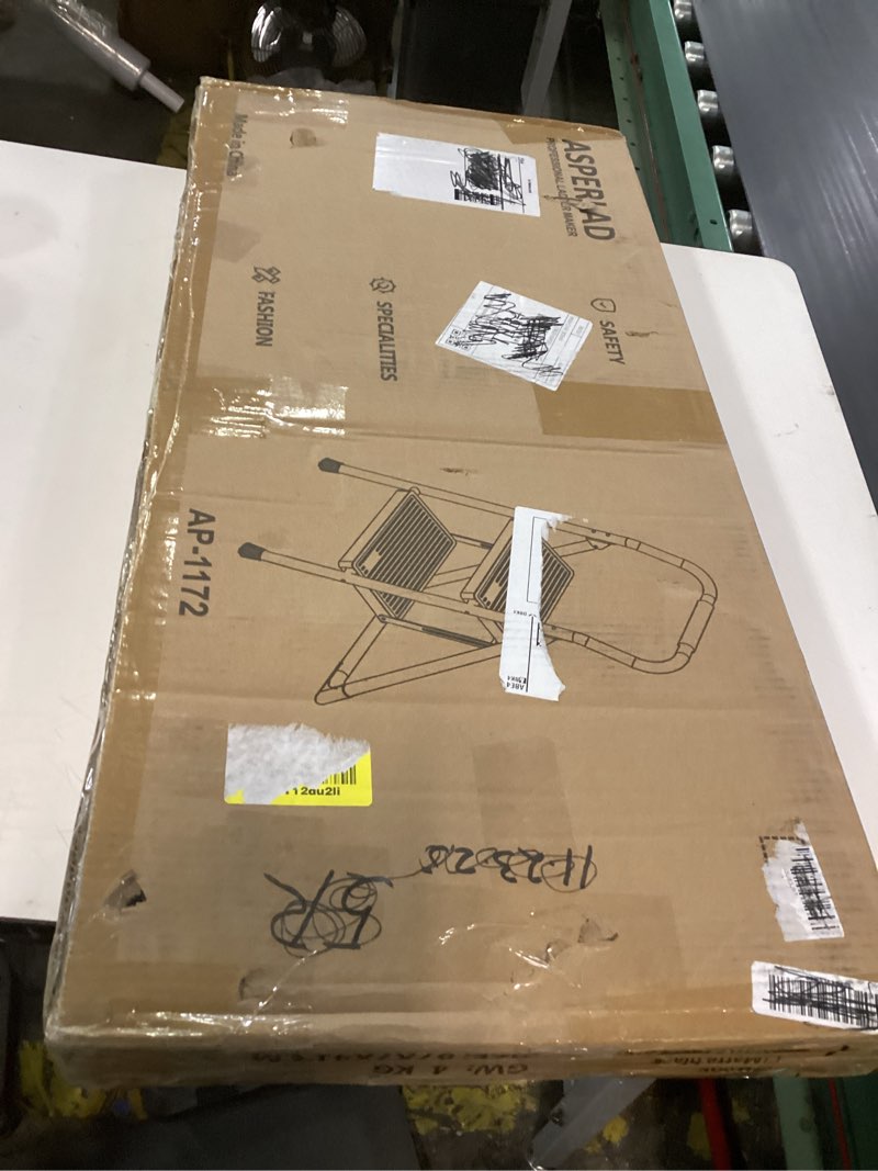 Condition photo showing Good Condition for SocTone 2 Step Ladder, Folding Step Stool for Adults with Handle, Lightweight, Perfect for Kitchen& Household, 500lbs Capacity Sturdy Steel Ladder, White