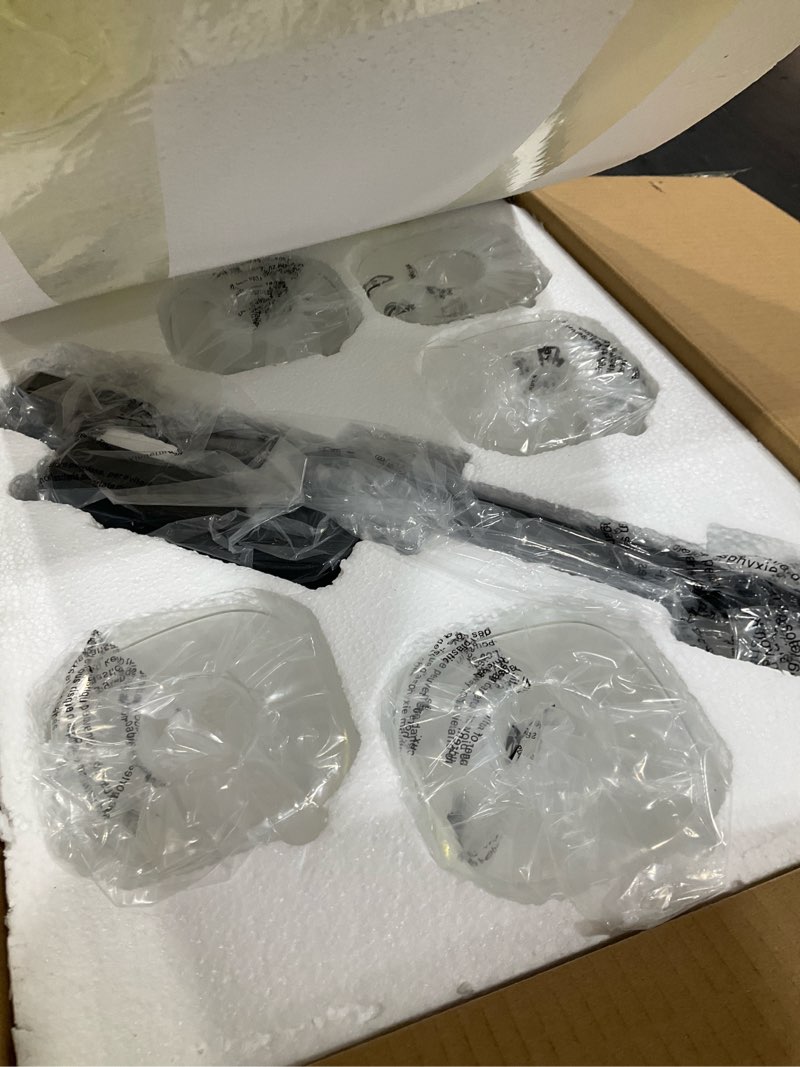 Condition photo showing New/Like New for BesLowe 31" 5-Light Bathroom Light Fixture, Modern Black Bathroom Vanity Light, Bathroom Lighting Fixtures Over Mirror, Matte Black Wall Socnce Lamp, Wall Lights for Living Room Bedroom Hallway Black 5-Light