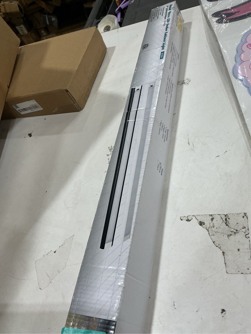 Condition photo showing New/Like New for led hand wave motion sensor under cabinet lighting plug in kit - dimmable under counter lights for kitchen - white finish - 24 inch (3pack) - 12v led light bar - soft neutral 3500k - touchless dimming white 24 inch (3 pack)