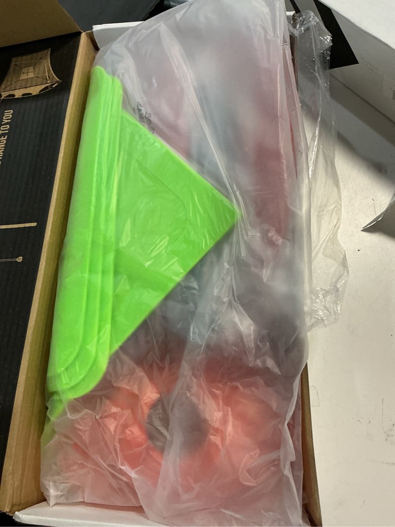 Condition photo showing New/Like New for Rukket Kickball Set with Bases | Rubber Throw Down Plates and Kick Ball | Perfect for Kids and Adult
