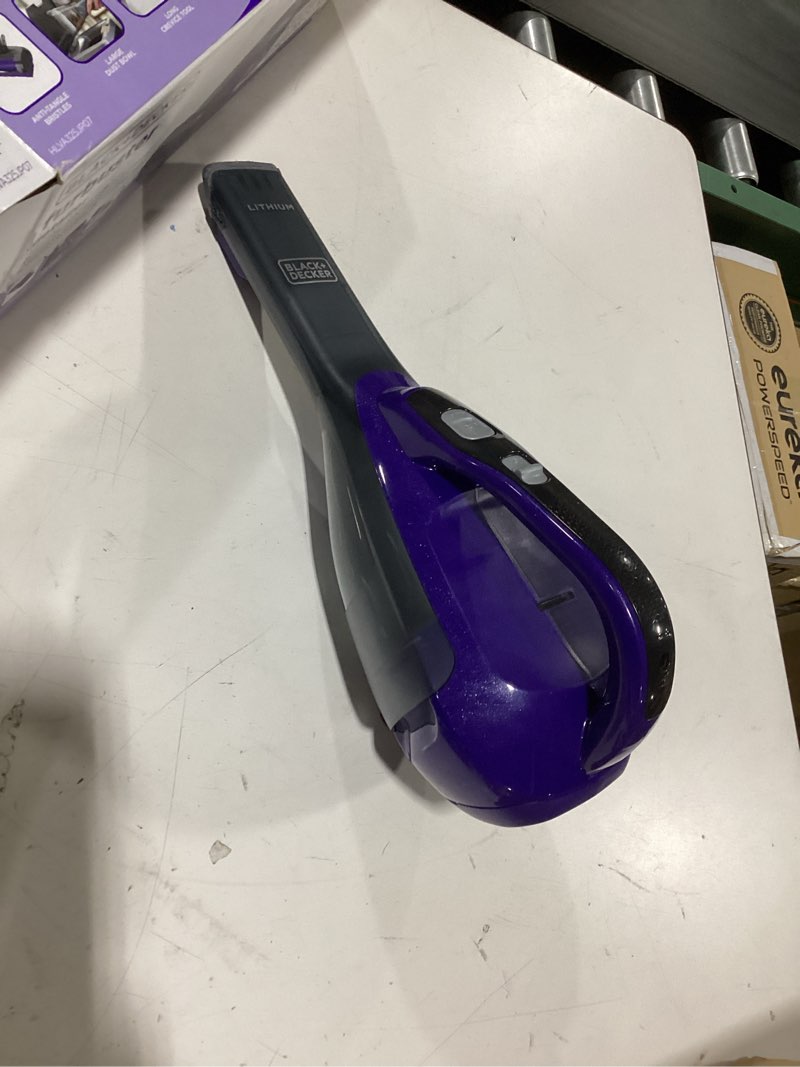 Condition photo showing Good Condition for black+decker dustbuster furbuster advancedclean cordless pet handheld vacuum, home and car vacuum (hlva325jp07)