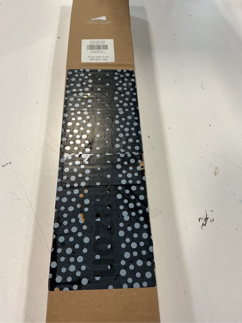 Condition photo showing New/Like New for lazblinds no tools no drill cordless cellular shades, light filtering honeycomb shades for home, thermal insulation blinds for windows, 30" w x 48" h, white light filtering-white 30" w x 48" h