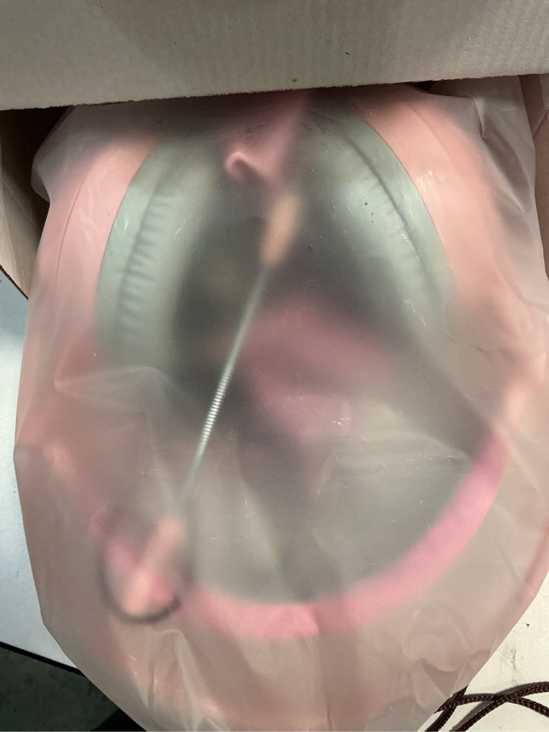 Condition photo showing New/Like New for Lomiluskr RGB Cute Cat Ear Wireless Headset with Detachable Mic, Bluetooth Wired Dual Mode Over Ear Headset, Interchangeable Cat and Deer Ears, Compatible with PC, Laptop, Tablet, Smartphone (Pink)