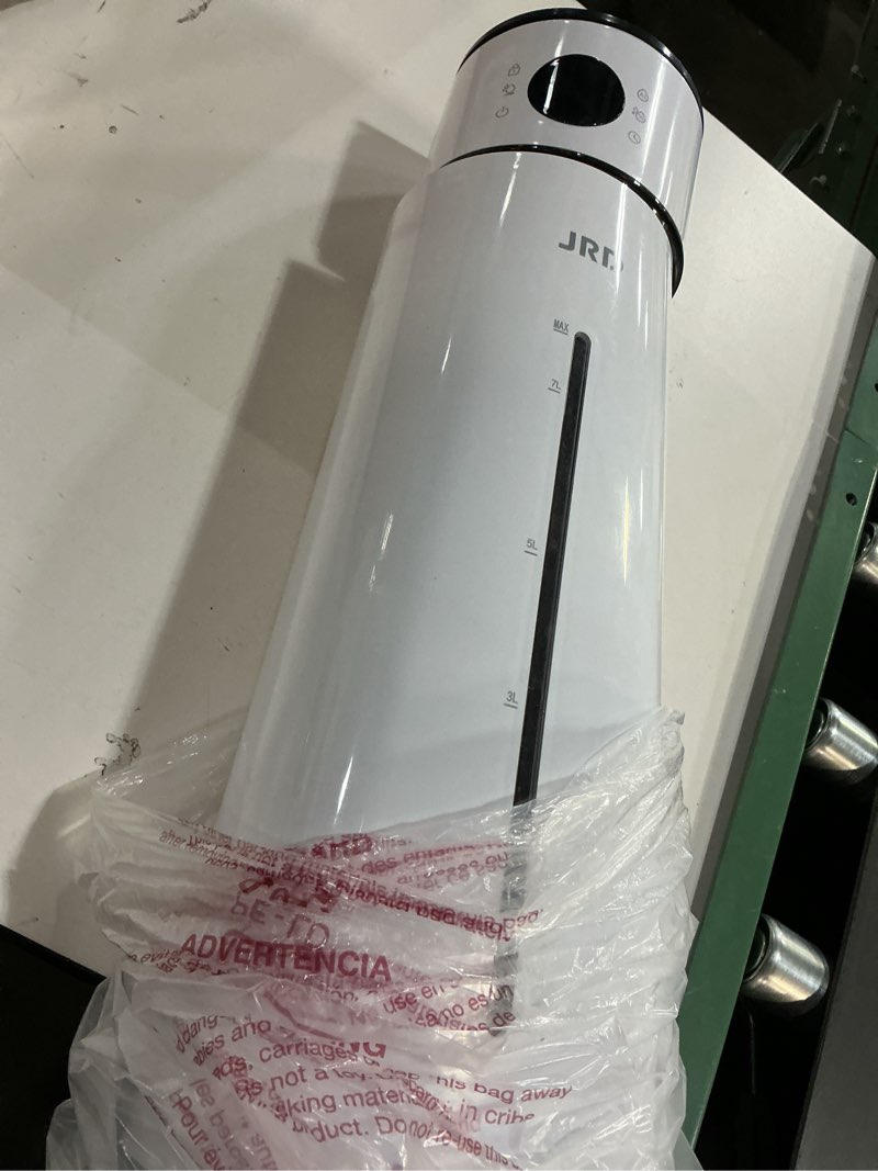 Condition photo showing As Is for JRD 8L/ 2.1Gal Humidifier Large Room, Ultrasonic Cool Mist for Bedroom, Quiet Humidifier with Remote Control, 10 Mist Modes, 24H Timer, 40H Run, AI Mode, Night Light for Home Office Baby Pets-White L-8L White