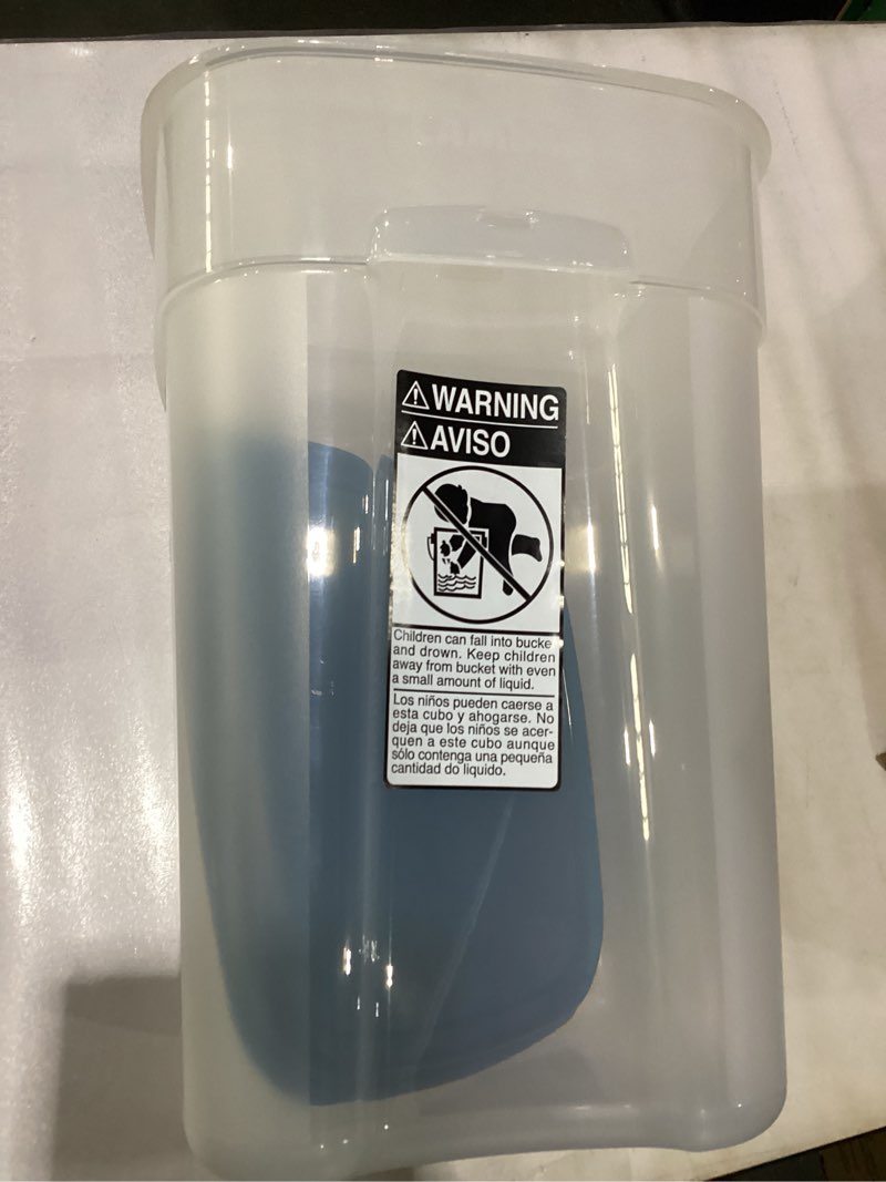 Condition photo showing New/Like New for Cambro FreshPro 18 Quart (QT) Food Storage Container with Lid (Restaurant Grade) - for Food Prep, Commercial Kitchen, Pet and Dog Food Container (Translucent)