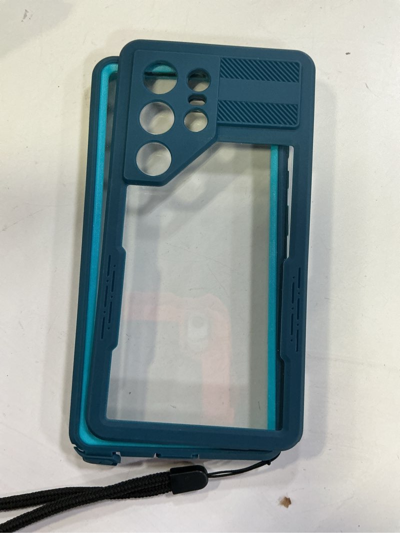 Condition photo showing Good Condition for Ezanmull for Samsung Galaxy S25 Ultra Waterproof Case, with Built-in Screen Protector Dustproof Shockproof Full Body Underwater Protective Phone Case Cover for Samsung Galaxy S25 Ultra 5G 6.9" (Blue) Galaxy S25 Ultra 5G Blue