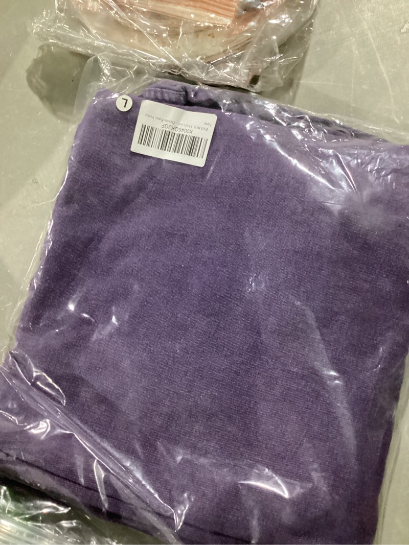 Condition photo showing Good Condition for EMMIOL Baggy Jeans Men Wide Leg,Y2k Hip Hop Skater Denim Cargo Pants Casual Loose Fit,Relaxed Long Trousers Violet Large