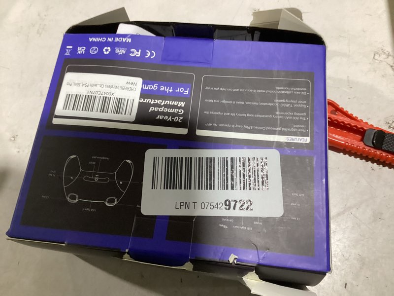 Condition photo showing Good Condition for chereeki wireless controller for ps4 with 2 macro buttons, 3.5mm audio and turbo function, 6-axis motion control, dual vibration, gamepad joystick for ps-4, compatible with ps-4, slim, pro black