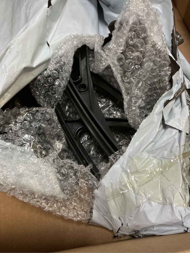 Condition photo showing Good Condition for cabilock 2pcs awning plastic steel bracket, cantilever awning brackets for patio door window canopy cover uv rain snow sunlight protection (black) black 1
