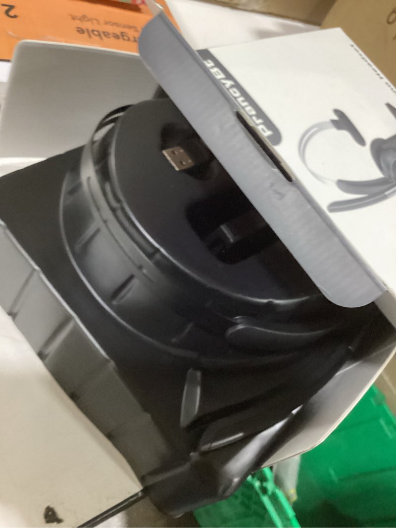 Condition photo showing Good Condition for bluetooth headset, wireless headset with microphone for pc, v5.2 computer headset with noise cancelling mic, usb dongle, charging base & mute button for work, cell phones, computer (black)