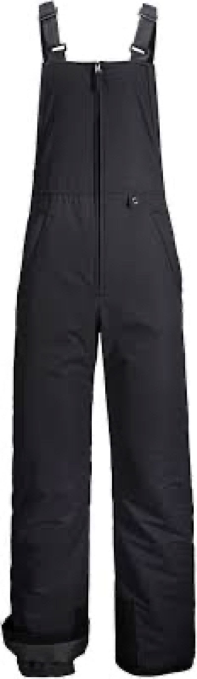 GEMYSE Men's Insulated Waterproof Ski Bib Overalls Winter Snowboarding Pants (Black,Medium)