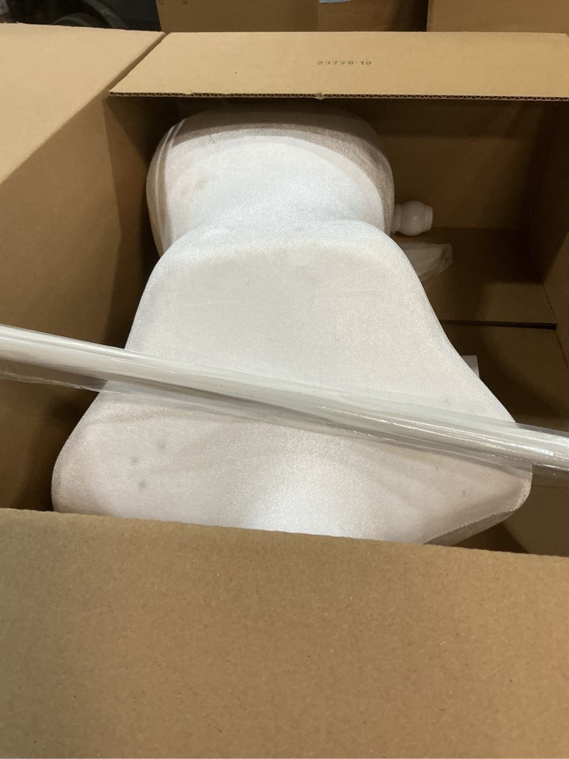 Condition photo showing As Is for Mannequin Dress Form Female Dress Model Torso Display Mannequin Body 50-63 Inch Height Adjustable Tripod Stand (White, 50-63 Inches) White 50-63 Inches
