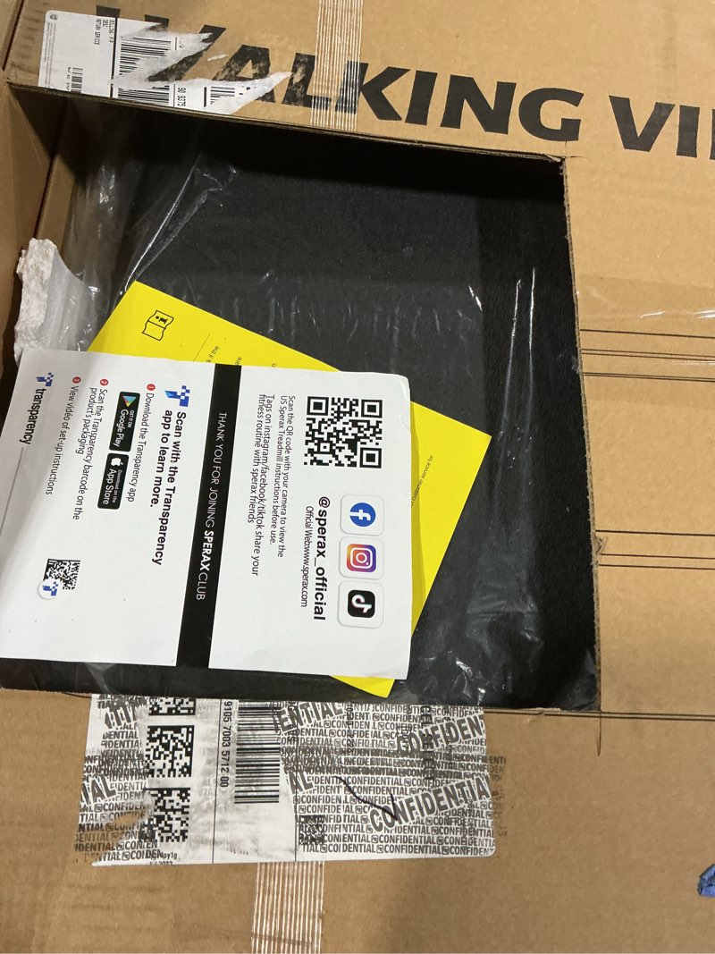 Condition photo showing Good Condition for Sperax Walking Treadmill Pad with APP, 3 in 1 Under Desk Treadmill, 400W Low Noise Walking Vibration Pad with Remote Control,Portable Treadmills for Home Office